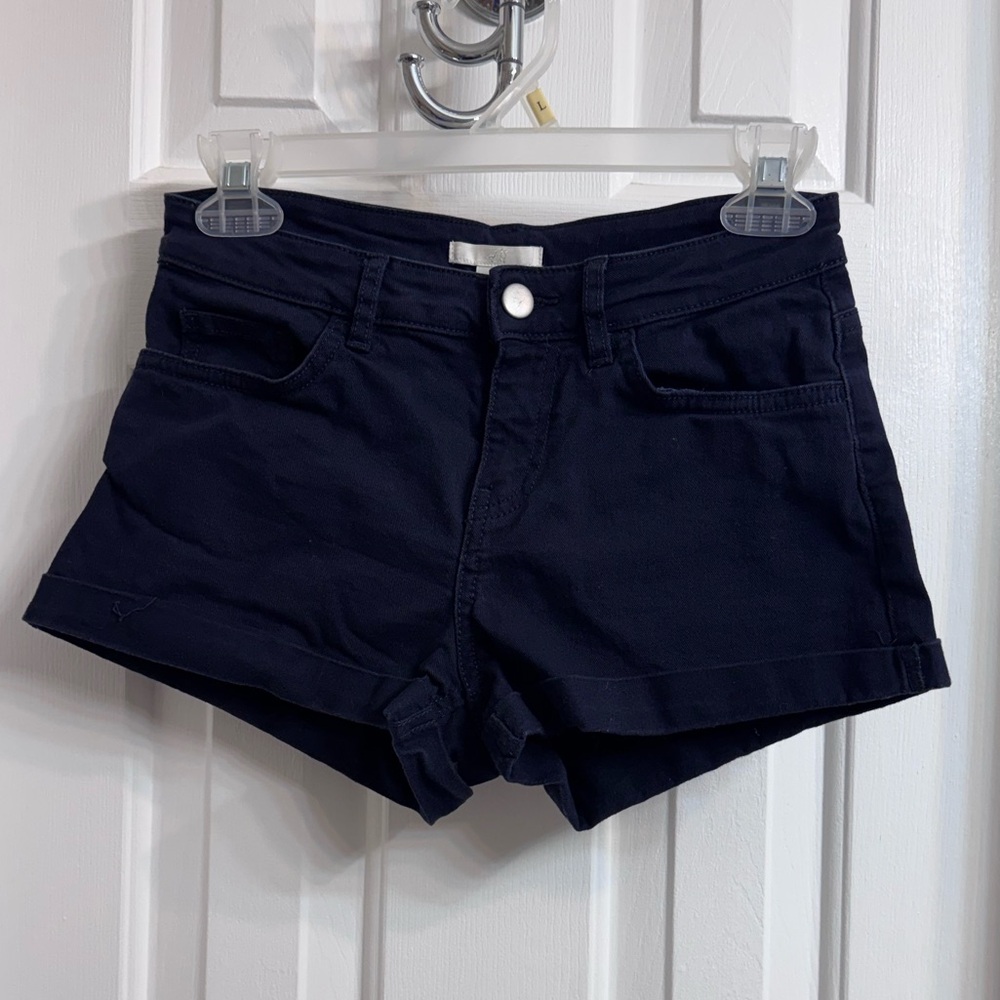 H&M Black Jean Shorts, Size 2